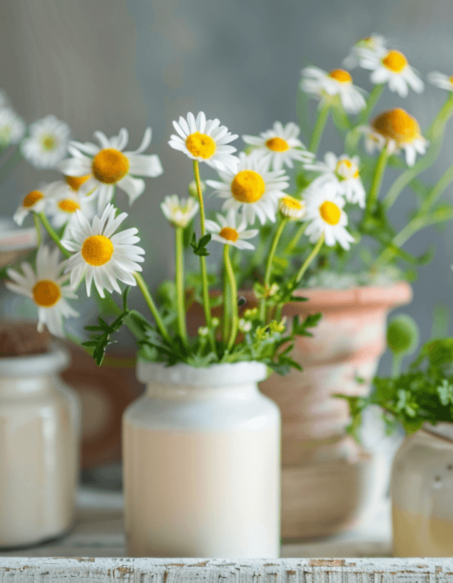 pot de yaourt fleur